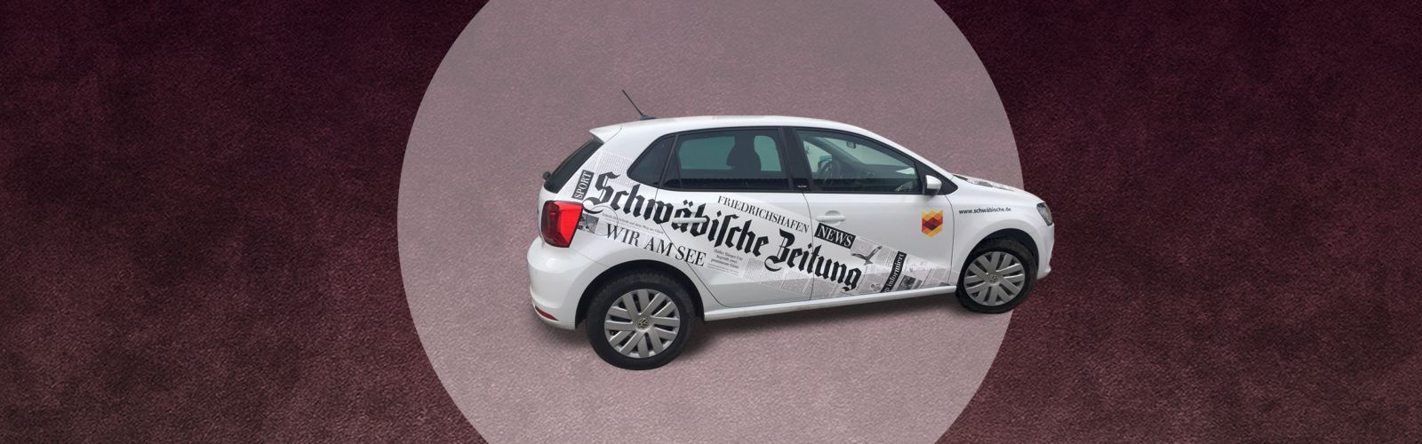 Schwäbische Zeitung Fahrzeugbeschriftung