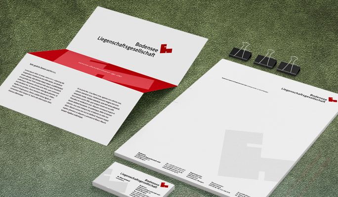 Corporate Design Bodensee Liegenschaftsgesellschaft